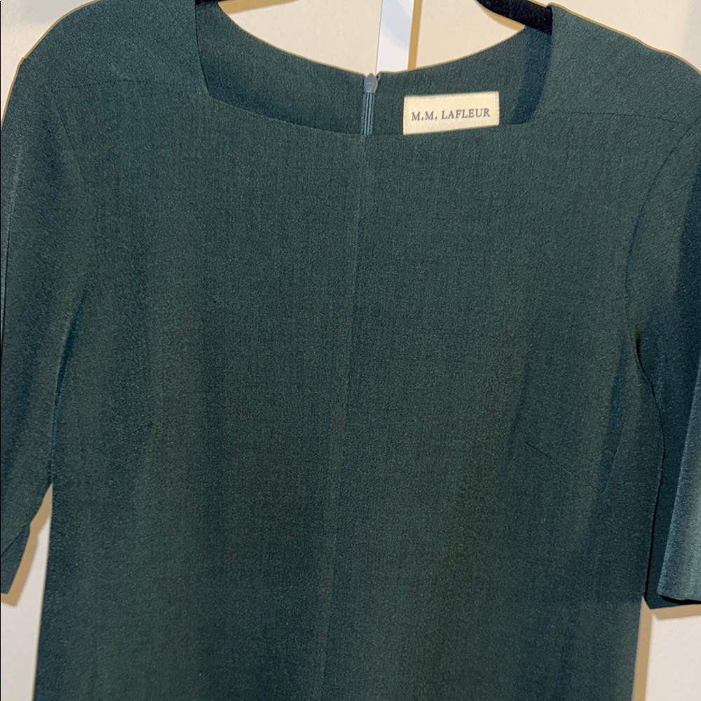 MM Lafleur Elegant Forest Green Dress - Picture 6 of 6
